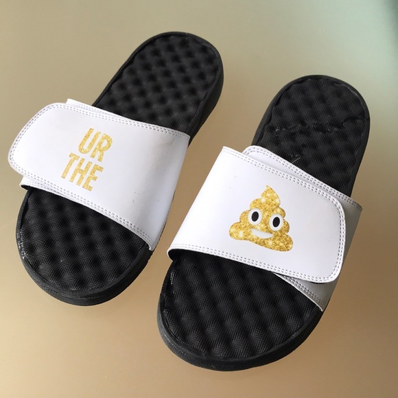 shoes emoji slides poshmark